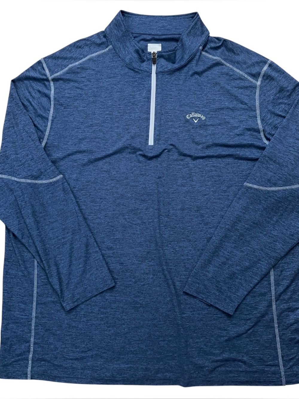 Callaway 1/4 Zip Pullover Mens Size 4XLT Performance Stretch Golf Jacket Blue